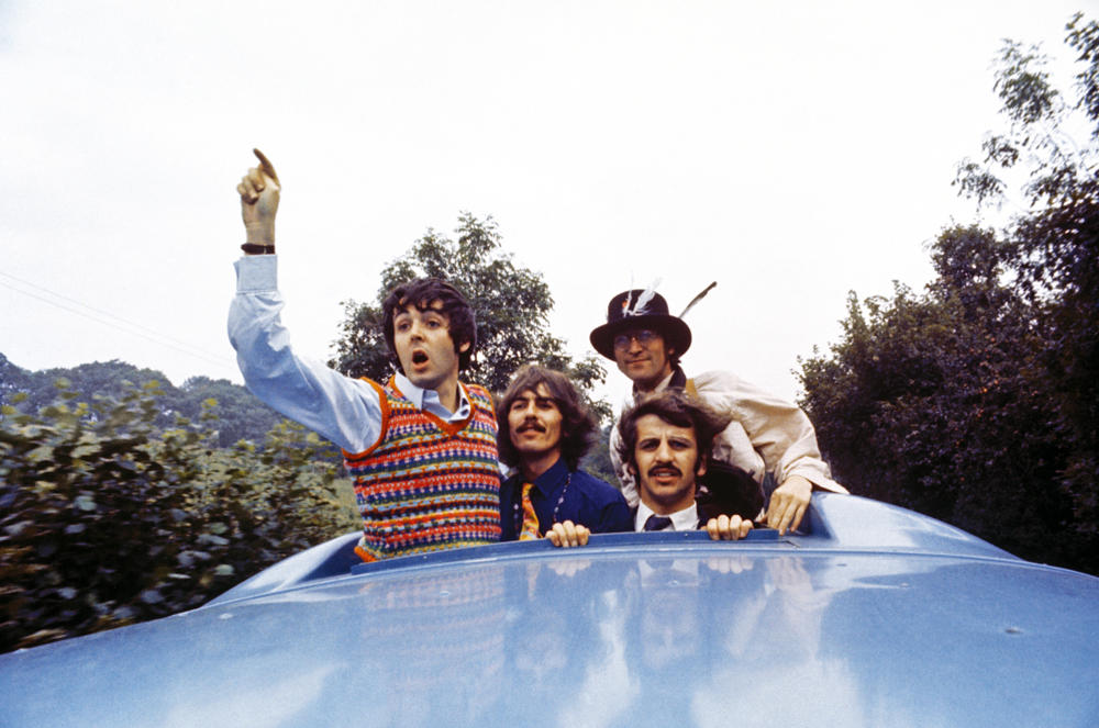 Roll up! Roll up! The Beatles invite you to make a reservation for the Magical Mystery Tour