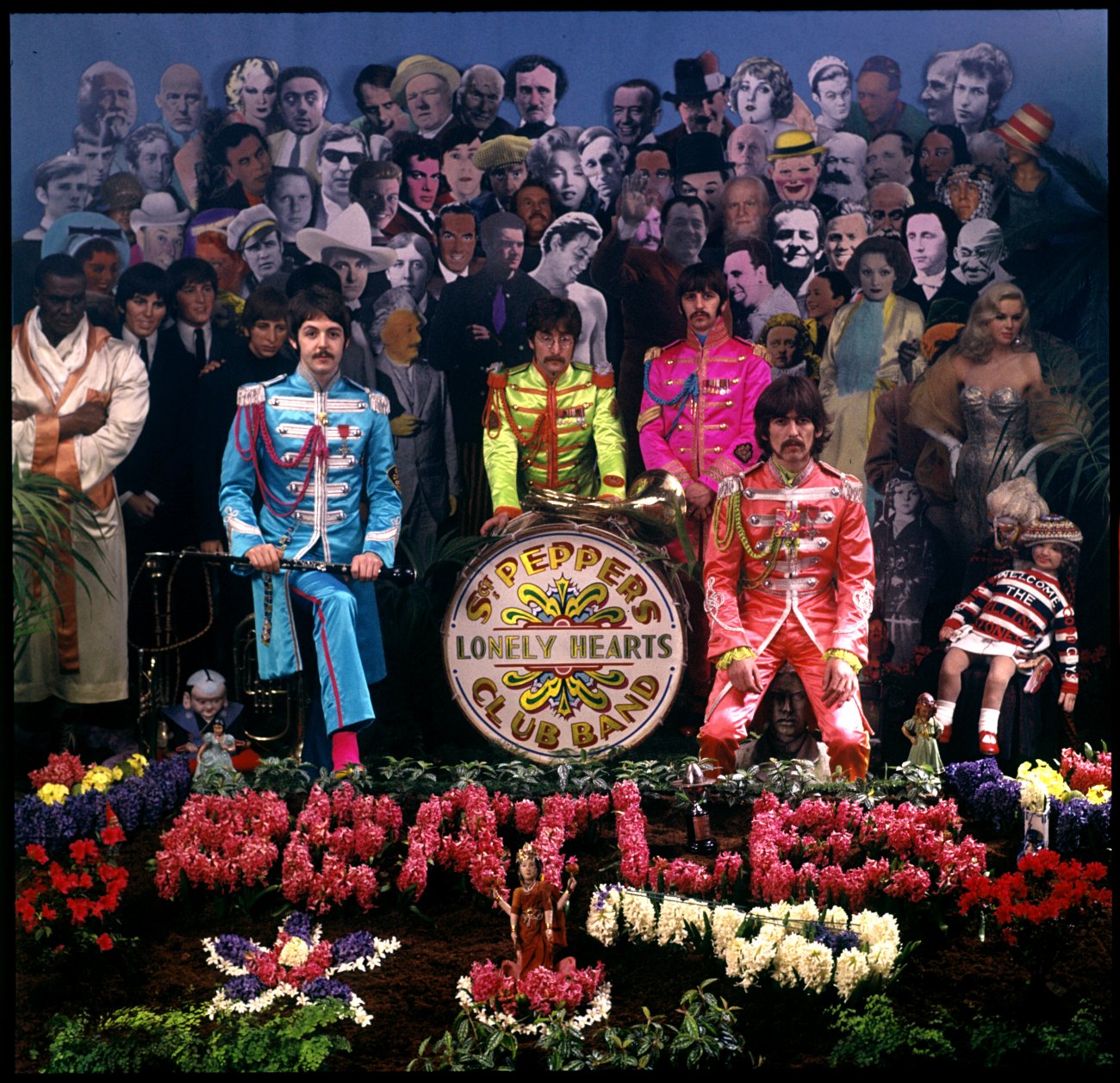 Outtake from the cover shoot for Sgt Pepper
