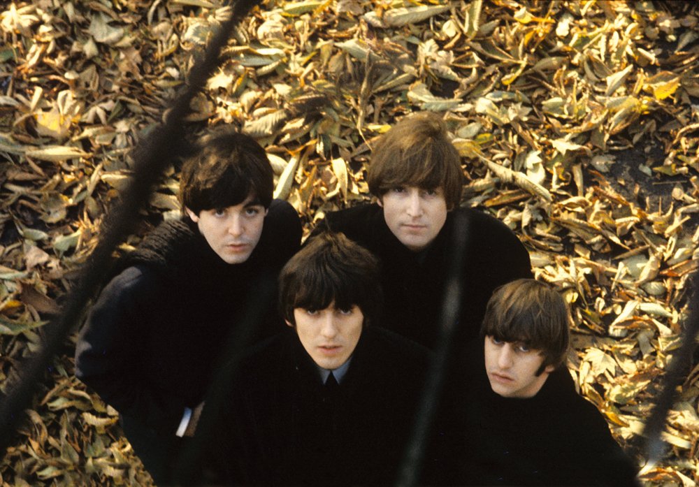 Photo session for the "Beatles For Sale" album cover