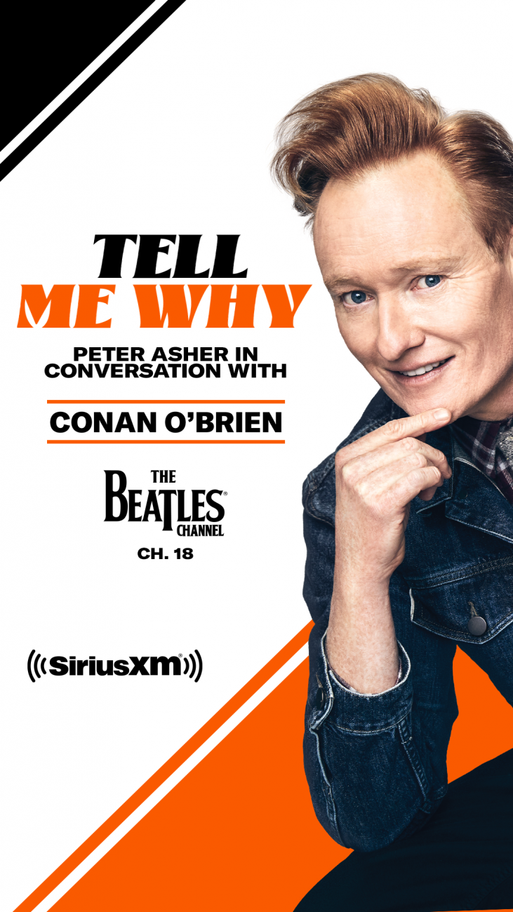 Peter Asher and Conan O'Brien
