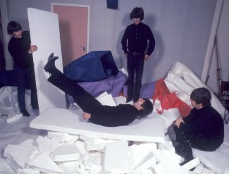 The band at a photo shoot in 1965