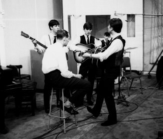 George Martin and beatles