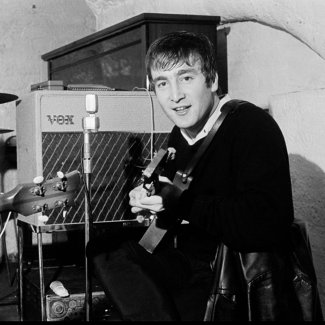 John rehearsing at the Cavern