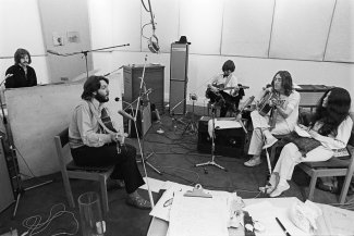 The Beatles at Apple Studios