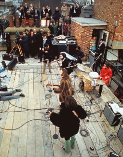 The Beatles rooftop