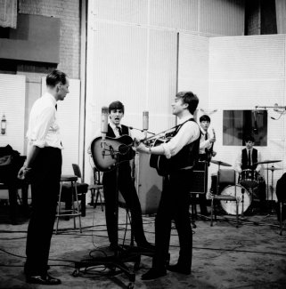 With George Martin, Recording For Please Please Me