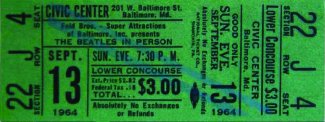 Baltimore ticket