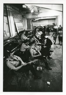 police at beatles concert  in Detroit