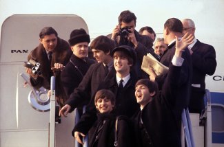 the beatles arrive in the USA