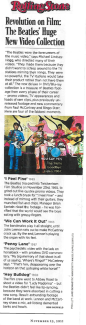 The Beatles' 1 Video Collection Has Arrived - And To Great Critical Acclaim!