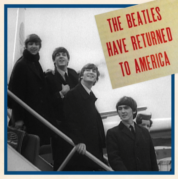 the beatles arrive in north america