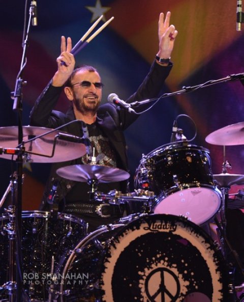 Ringo is inducted into the Rock and Roll Hall of Fame