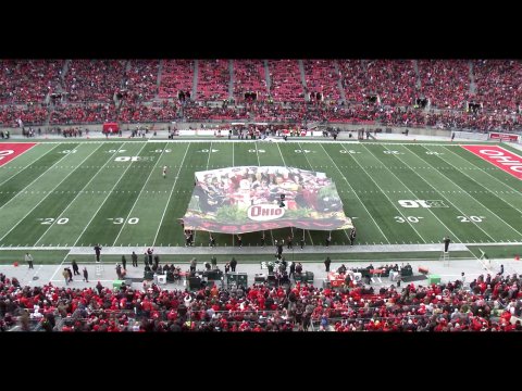 The Ohio State University Marching Band celebrates the 50th anniversary of the release of Sgt. Pepper